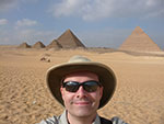 Me at the pyramids in Egypt